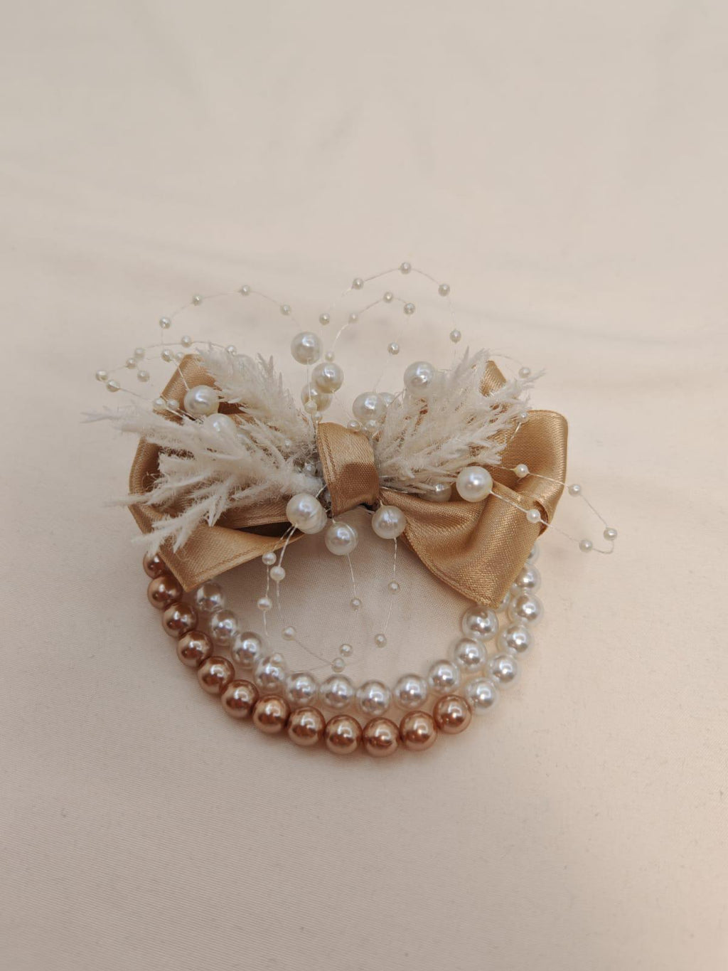 Bracciale elastico in perle